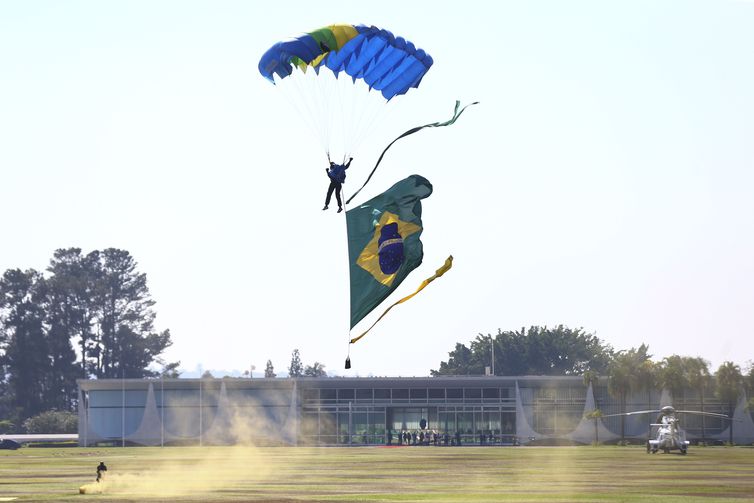 Cerimônia comemorativa do 7 de Setembro, no Palácio da Alvorada.