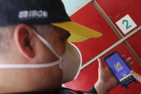O IBGE (Instituto Brasileiro de Geografia e Estatística) faz primeiro teste preparatório do Censo Demográfico 2022, na Ilha de Paquetá, no Rio de Janeiro.