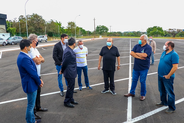 Entrega do estacionamento da Igreja Batista Central de Brasília.